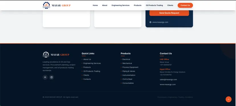MASAR GROUP — screen 3