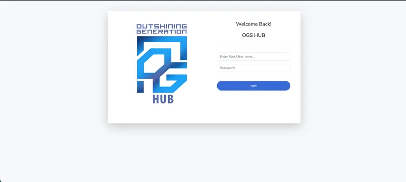 OGS HUB — screen 1