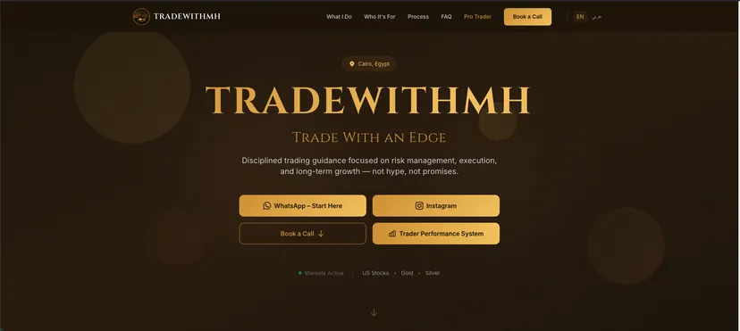 TradeWithMH — screen 1